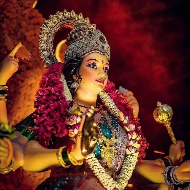 Hindu God illustration, Durga Puja Parvati Kali Shakti, Durga Maa, computer  Wallpaper, navaratri, desktop Wallpaper png | PNGWing